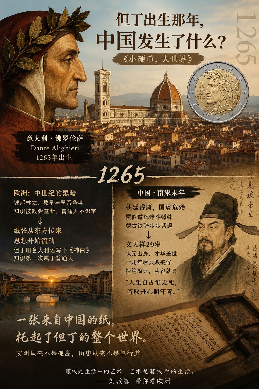 1265年:但丁出生那年,中国发生了什么——但丁与文天祥