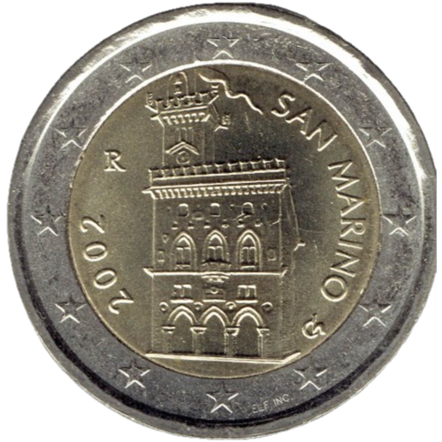 圣马力诺2欧元:政府宫